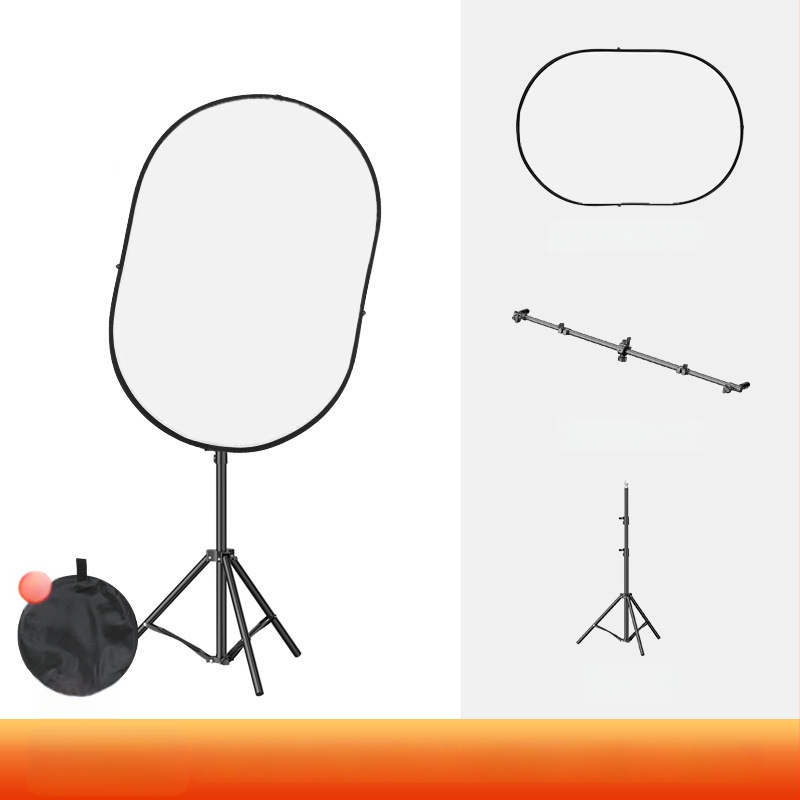 Портативен сгъваем панел за мека светлина за фотография — магнезиева сплав, дифузионен панел, студийна скоба