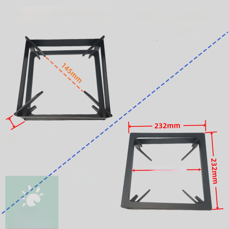 Държач за тенджери за газова печка - нехлъзгаща се поставка, аксесоар за държане на съдове, модел: Gas stove pot holder