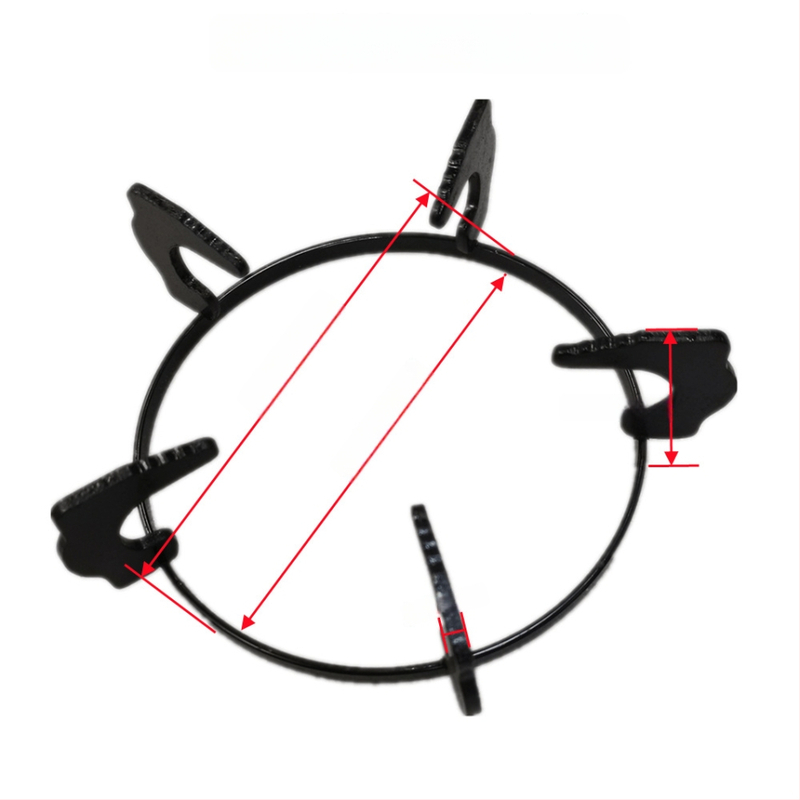 Държач за тенджери за газова печка - нехлъзгаща се поставка, аксесоар за държане на съдове, модел: Gas stove pot holder