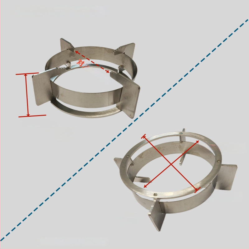 Държач за тенджери за газова печка - нехлъзгаща се поставка, аксесоар за държане на съдове, модел: Gas stove pot holder