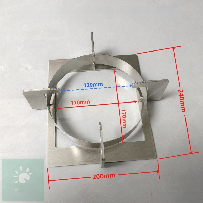 Държач за тенджери за газова печка - нехлъзгаща се поставка, аксесоар за държане на съдове, модел: Gas stove pot holder