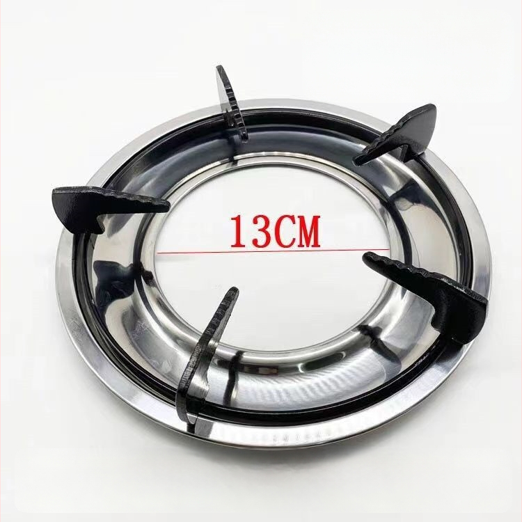 Кръгла поставка за газова печка, универсална, нехлъзгаща се, държач за млековарка