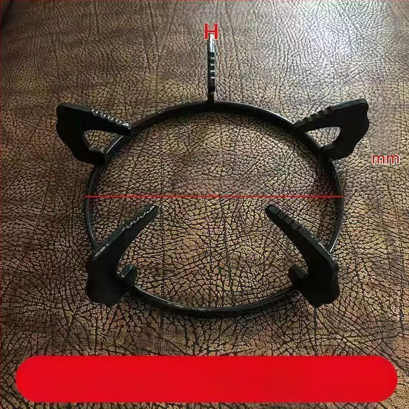 Кръгла поставка за газова печка, универсална, нехлъзгаща се, държач за млековарка