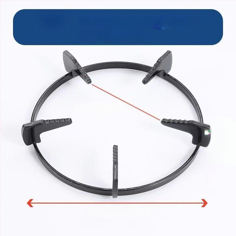 Кръгла поставка за газова печка, универсална, нехлъзгаща се, държач за млековарка