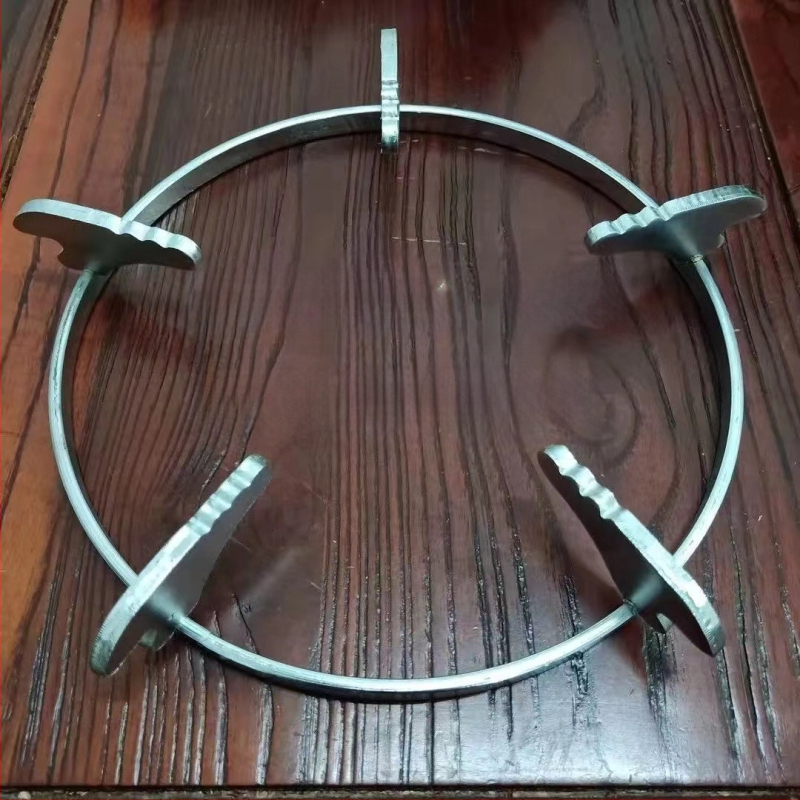 Кръгла поставка за газова печка, универсална, нехлъзгаща се, държач за млековарка