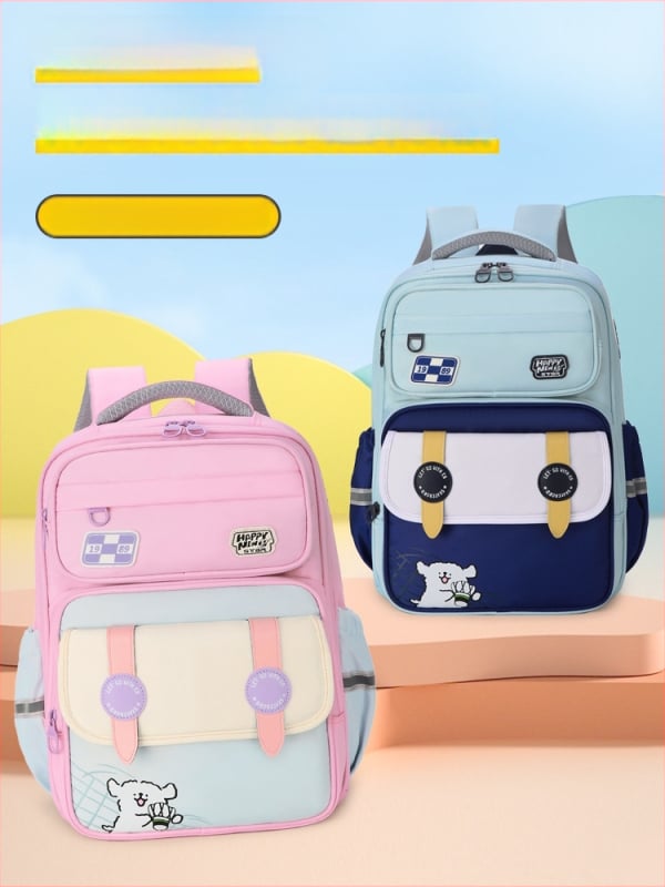 Ученическа раница унисекс – лека, намалява натоварването, голям капацитет, водоустойчива, презрамки с въздушна подложка