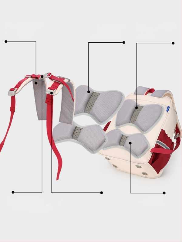 Ученическа раница унисекс – лека, намалява натоварването, голям капацитет, водоустойчива, презрамки с въздушна подложка