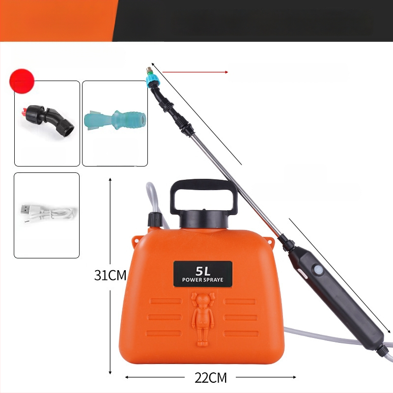 Кана за поливане / спрей - Bong Orange - пластмасова