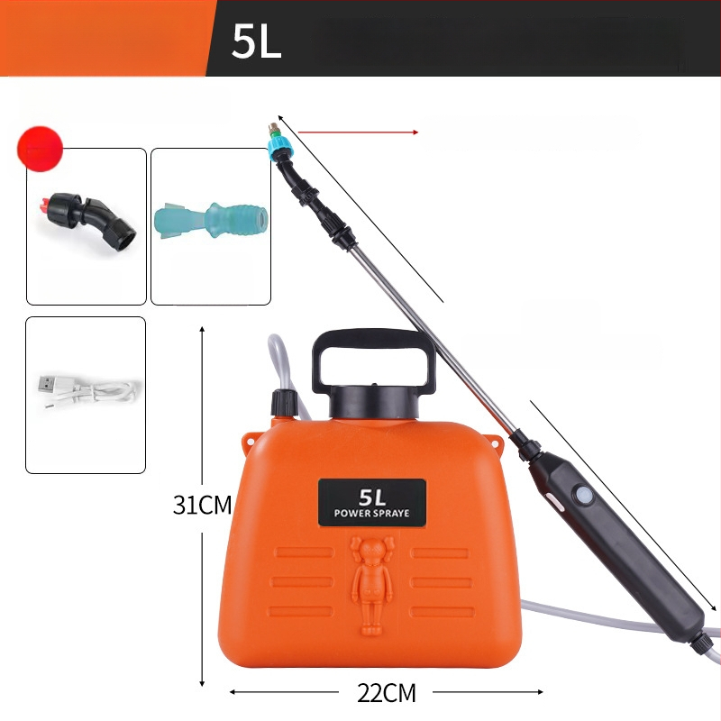 Кана за поливане / спрей - Bong Orange - пластмасова