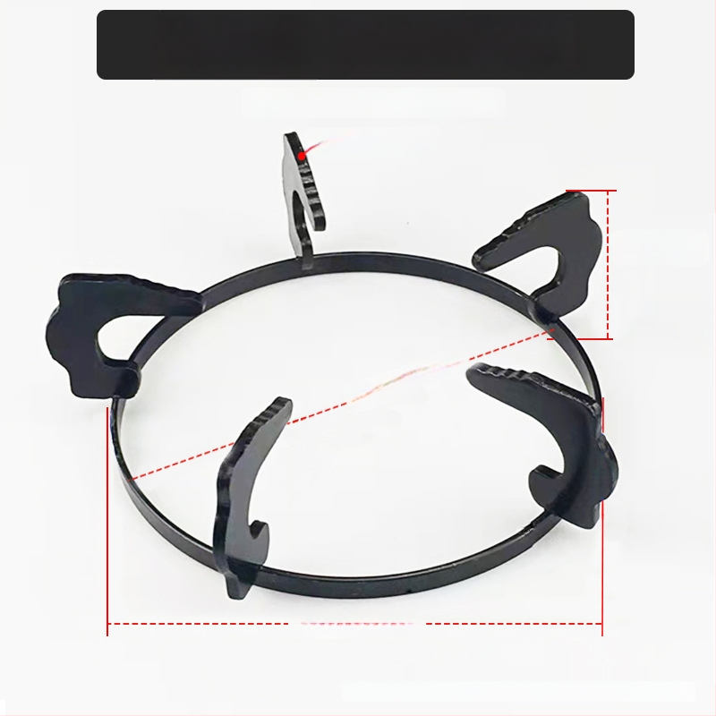 Държач за газова печка – настолен едночастов дизайн, ръчен монтаж, универсален модел, тегло около 0,4 кг