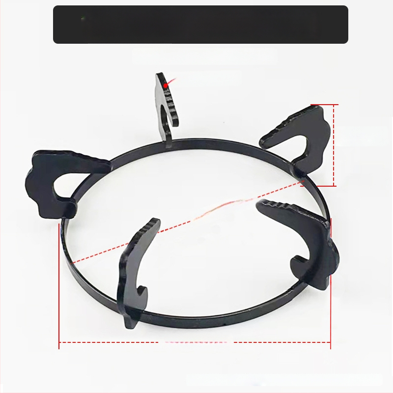 Държач за газова печка – настолен едночастов дизайн, ръчен монтаж, универсален модел, тегло около 0,4 кг