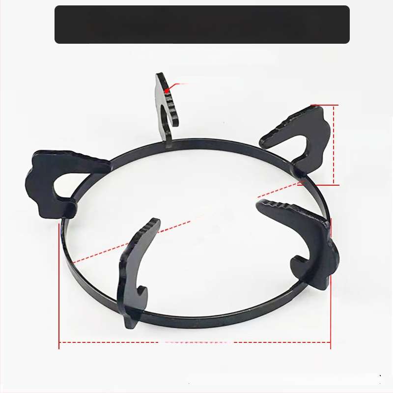 Държач за газова печка – настолен едночастов дизайн, ръчен монтаж, универсален модел, тегло около 0,4 кг