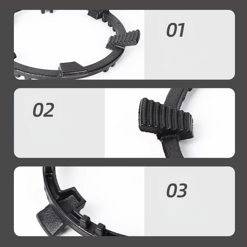 Газова печка държач за тенджери, универсален, подходящ за мляко и малки тенджери, монтаж отдолу, нетно тегло 780 г