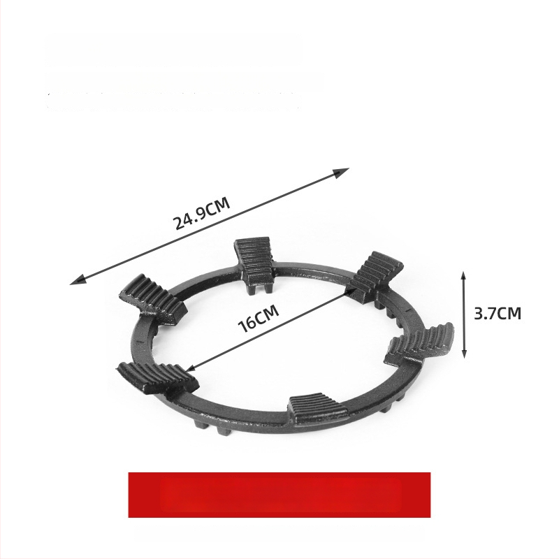 Газова печка държач за тенджери, универсален, подходящ за мляко и малки тенджери, монтаж отдолу, нетно тегло 780 г