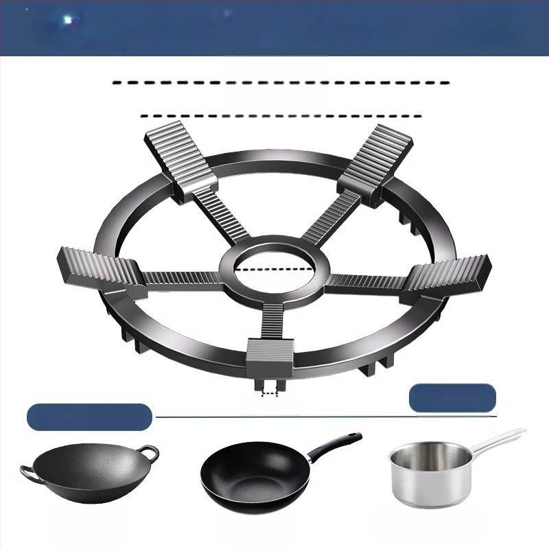 Газова печка държач за тенджери, универсален, подходящ за мляко и малки тенджери, монтаж отдолу, нетно тегло 780 г