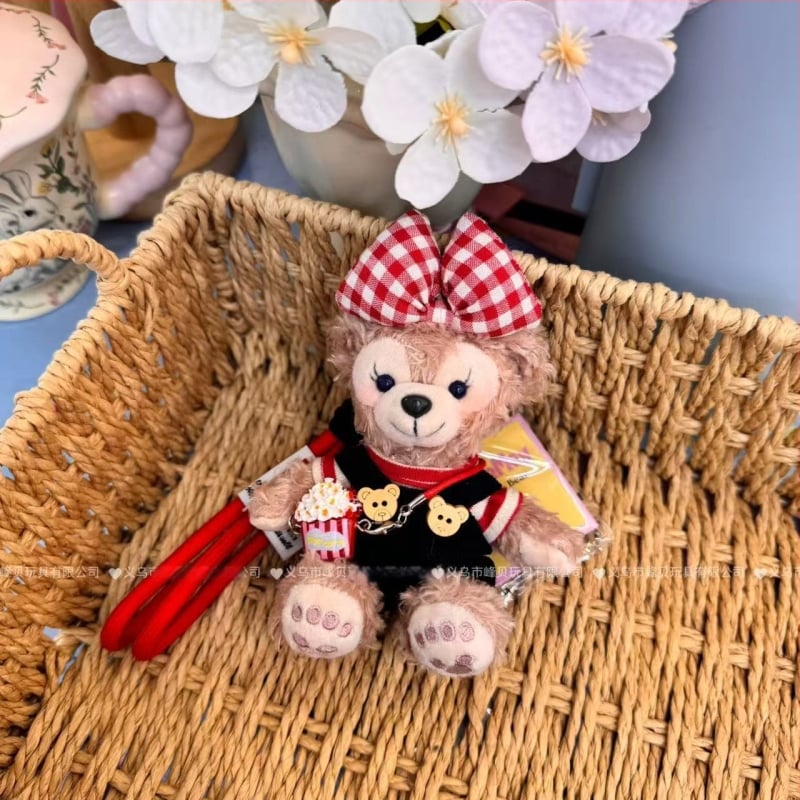 Fengbei λούτρινο αρκουδάκι-κούκλα μενταγιόν – κοντό plush, γέμισμα PP βαμβάκι, καταγωγή Yiwu, κατάλληλο για 14+
