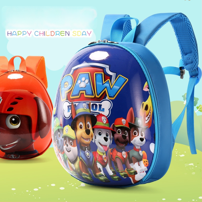 Lasteaia seljakott karikatuurkoera patrull-teemaga, EVA materjal, kerge, hingav, veekindel, seljaosa kaitse