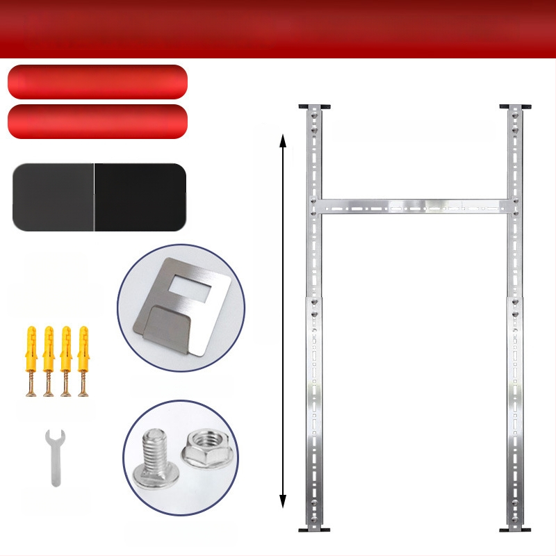 Неръждаема стомана – закачалка за кухненски абсорбатор, универсална стенна закачалка, монтаж чрез пробиване, 2 кг