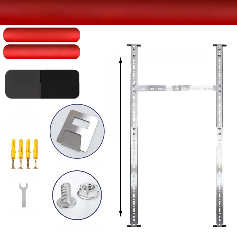 Неръждаема стомана – закачалка за кухненски абсорбатор, универсална стенна закачалка, монтаж чрез пробиване, 2 кг