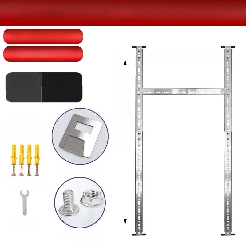 Неръждаема стомана – закачалка за кухненски абсорбатор, универсална стенна закачалка, монтаж чрез пробиване, 2 кг