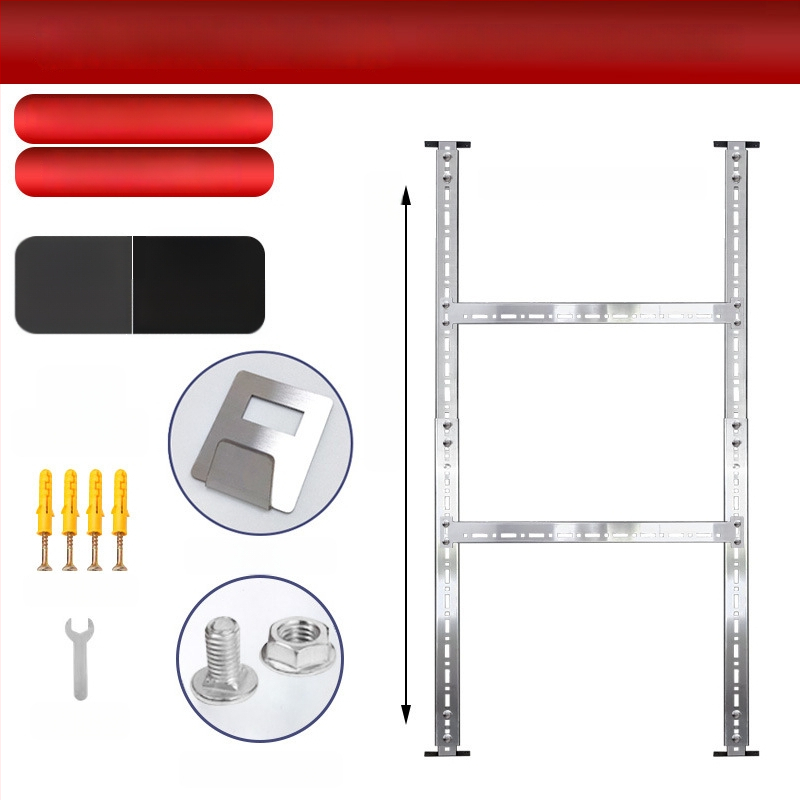 Неръждаема стомана – закачалка за кухненски абсорбатор, универсална стенна закачалка, монтаж чрез пробиване, 2 кг