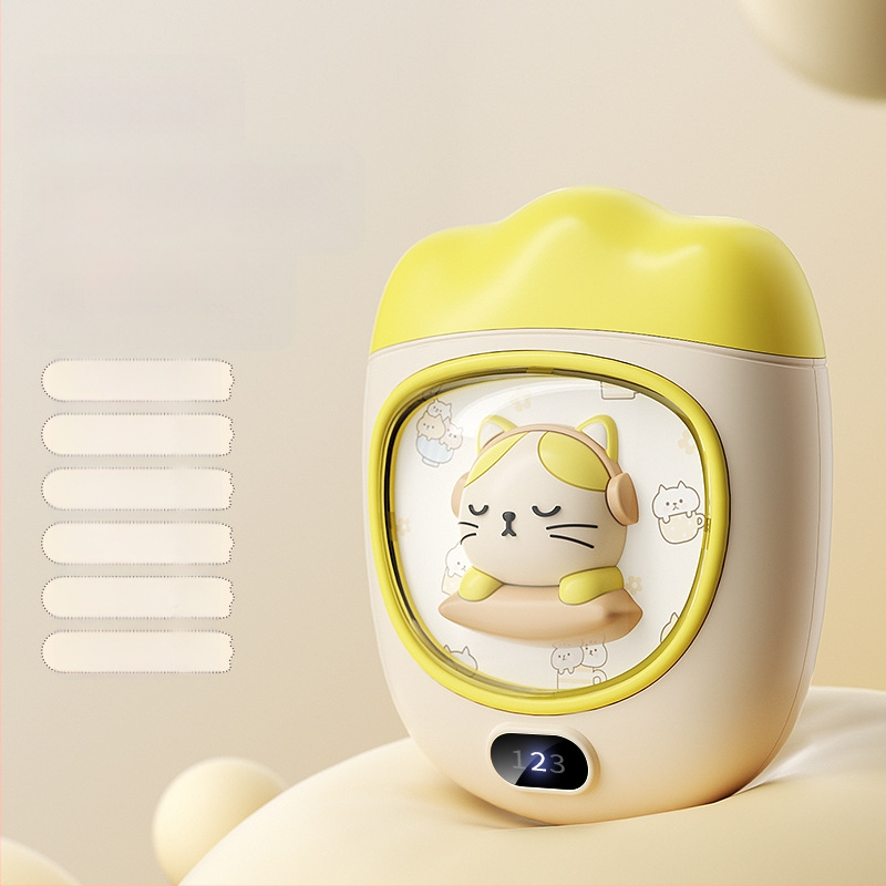 Încălzitor pentru mâini cu alimentare USB, 5W, baterie încorporată 1000–1200 mAh, disipare a căldurii prin placă de aluminiu