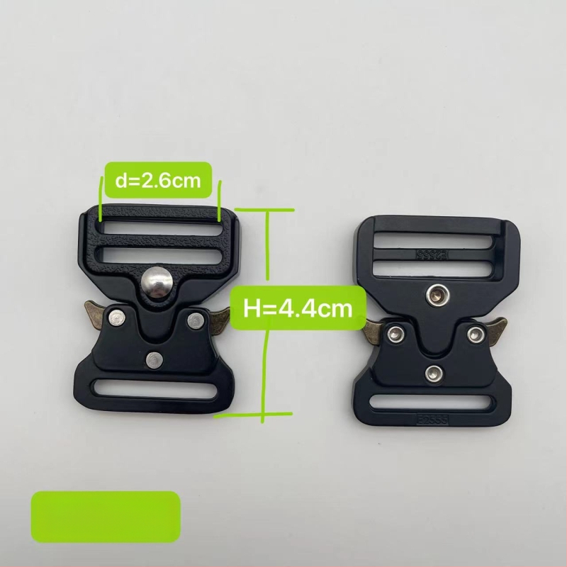 Тактическа ключалка за колан от цинкова сплав, висока якост, износоустойчива, регулируема за колани с уебинг