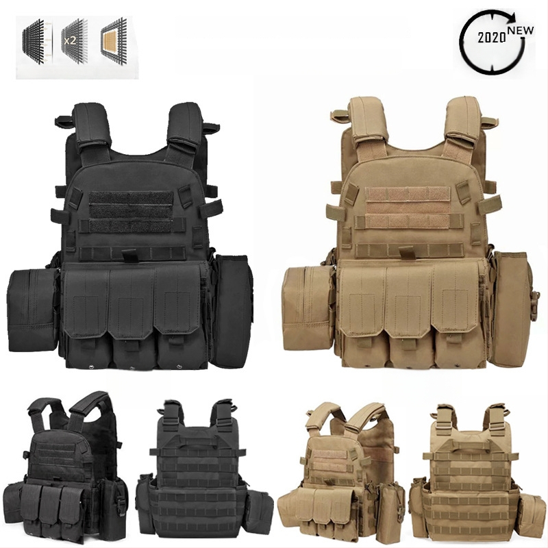 Детска камуфлажна тактическа бронежилетка с ниво 3, дишаща и износоустойчива за използване навън