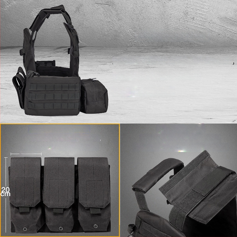 Детска камуфлажна тактическа бронежилетка с ниво 3, дишаща и износоустойчива за използване навън