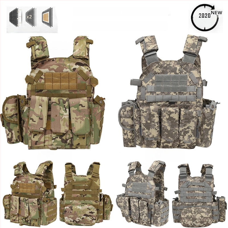 Детска камуфлажна тактическа бронежилетка с ниво 3, дишаща и износоустойчива за използване навън