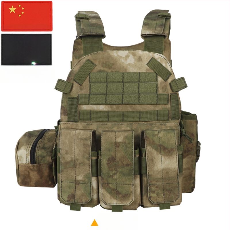 Детска камуфлажна тактическа бронежилетка с ниво 3, дишаща и износоустойчива за използване навън