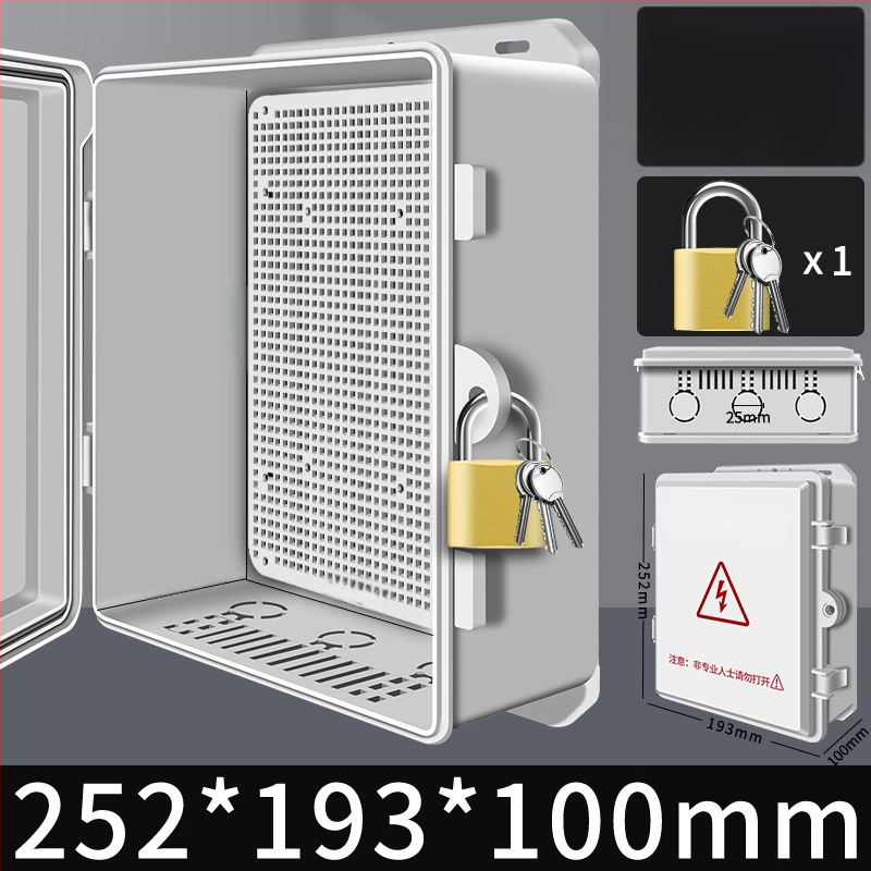 Външна пластмасова водоустойчива електрическа кутия за разпределение и измерване, свързваща кутия — индустриално наблюдение