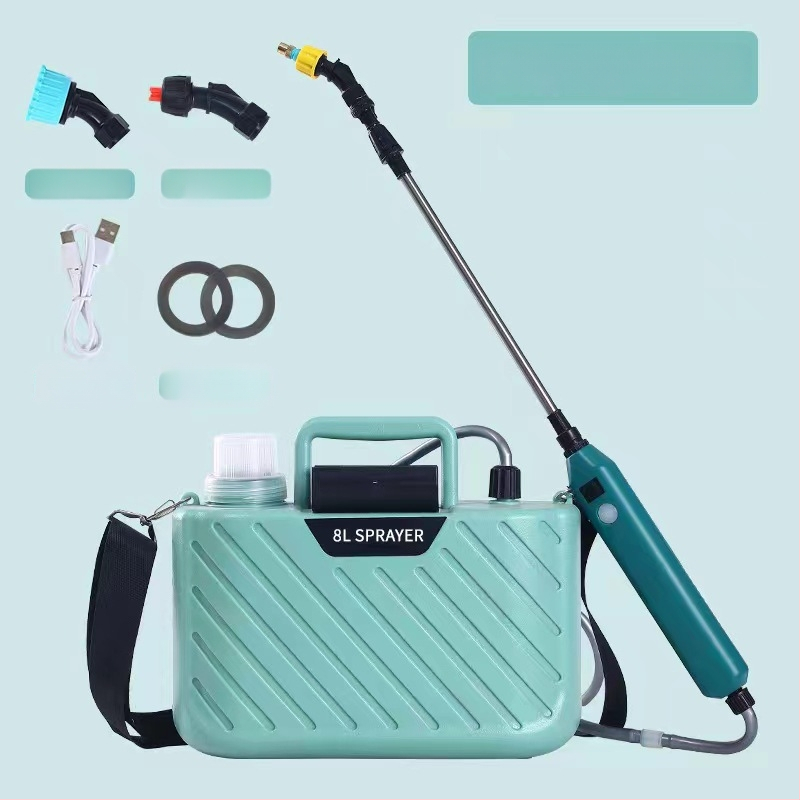 Електрическа пръскачка с атомизиращ накрайник, пластмасов корпус – Krish, за озеленяване, домашно градинарство и селскостопански нужди