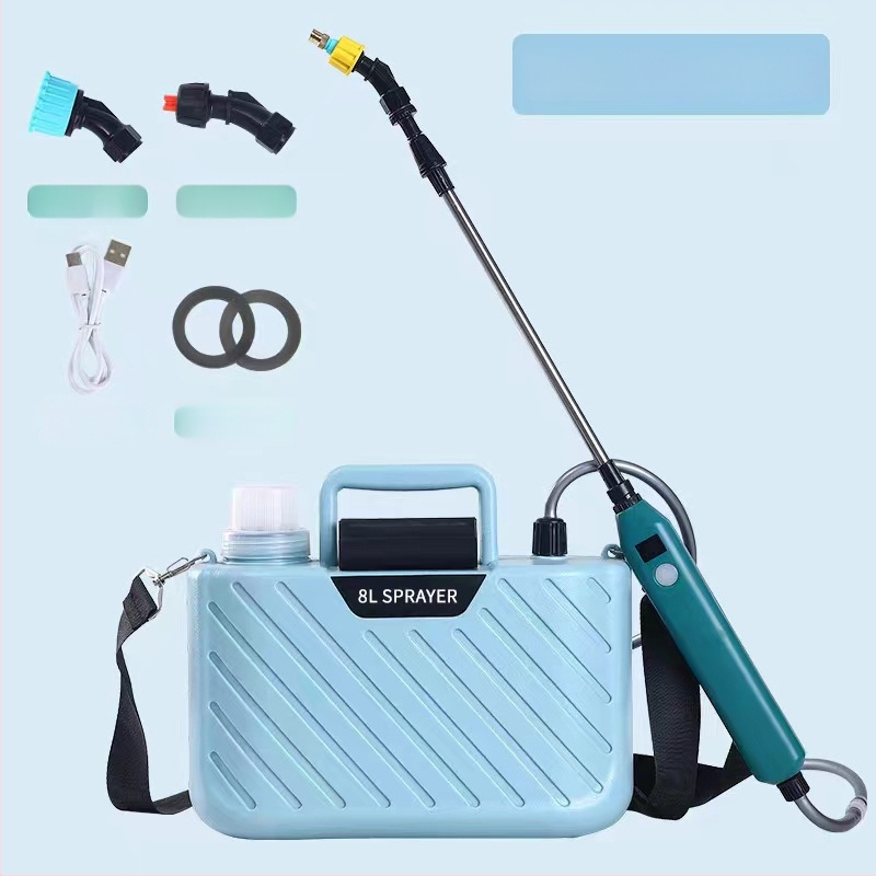 Електрическа пръскачка с атомизиращ накрайник, пластмасов корпус – Krish, за озеленяване, домашно градинарство и селскостопански нужди