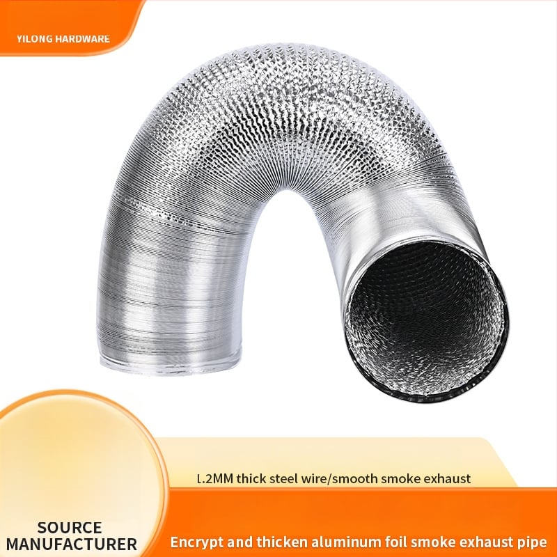 Компонент за изпускателна тръба за кухненска вентилация — стенен монтаж, марка Yilong, произход Zhongshan, пускане на пазара 2025