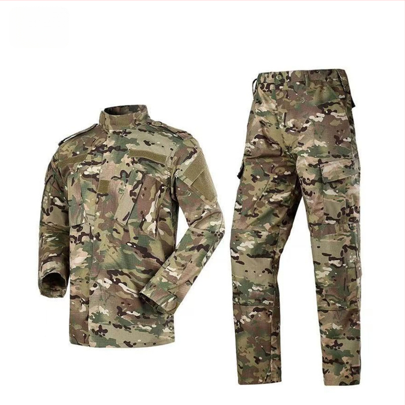 ACU второ поколение тренировъчен костюм с камуфлаж, унисекс за възрастни – дишаща памучно-смесена материя, износоустойчива, камуфлажен модел