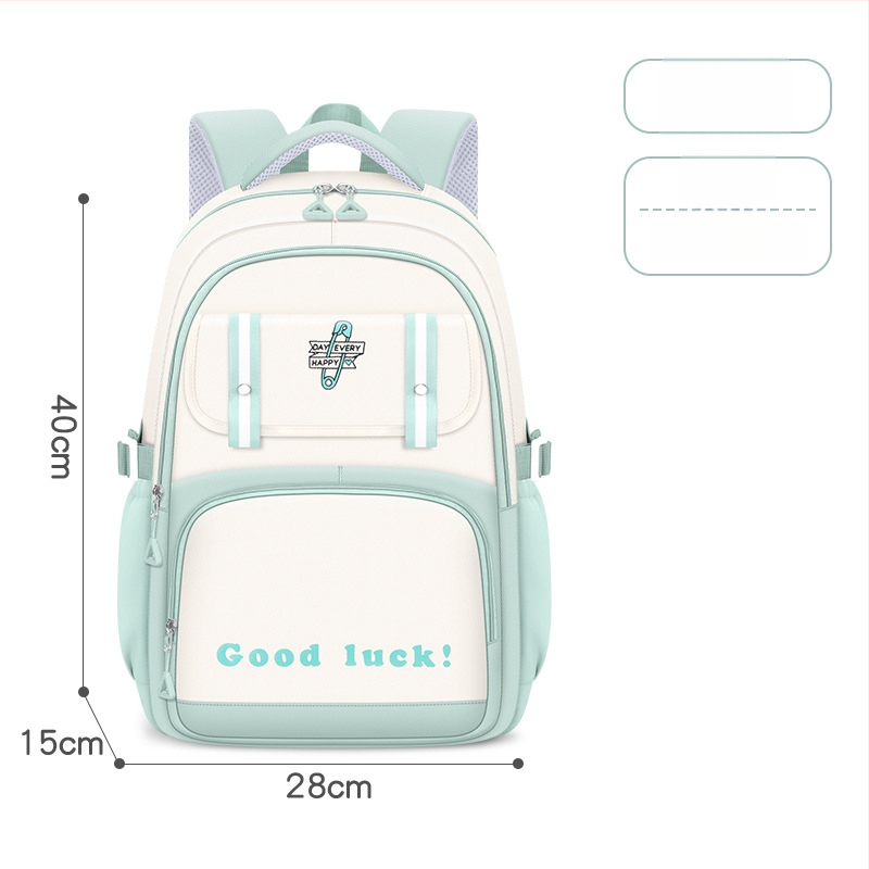 Rucsac pentru școala primară, PU material, ultraușor, reducere de încărcare și protecția coloanei, capacitate mare, stil modern