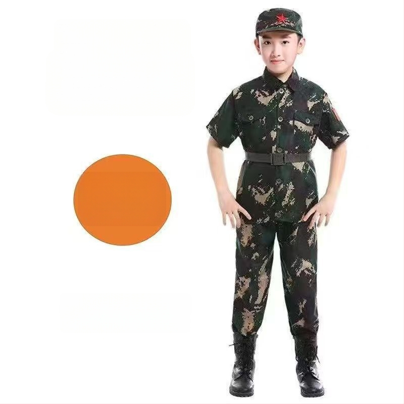 Детски камуфлажен костюм за военно обучение и сценични изпълнения, унисекс, за всички сезони