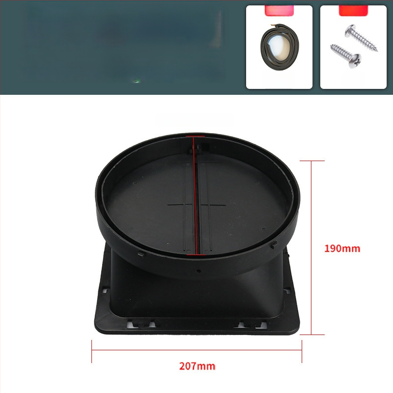 Аксесоари за кухненски аспиратор — въздушен изход с удебелена обратна клапа, ръчен монтаж, модел Въздушен изход, код YCF