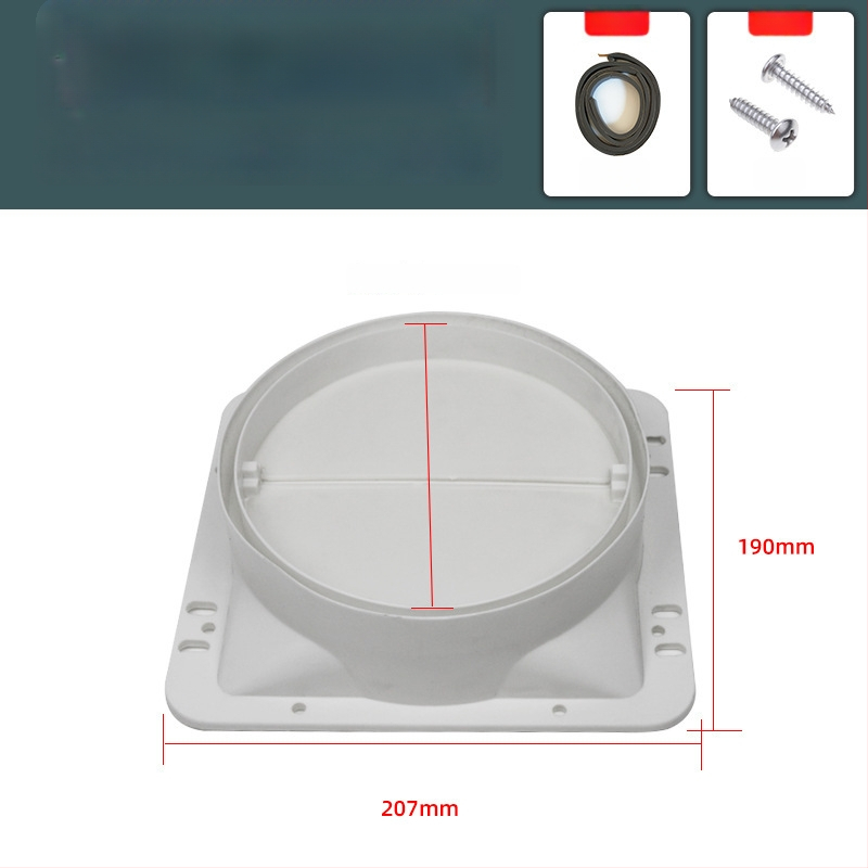 Аксесоари за кухненски аспиратор — въздушен изход с удебелена обратна клапа, ръчен монтаж, модел Въздушен изход, код YCF