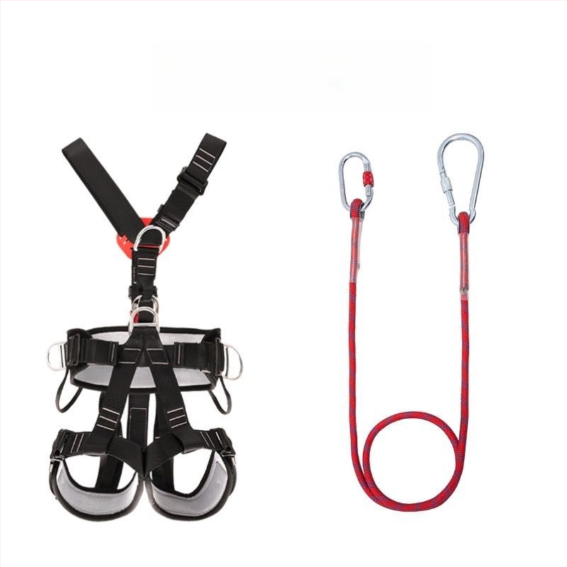 Hamă de siguranță pentru corpul întreg, cu cinci puncte și cârlige duble, pentru lucrări la înălțime în exterior
