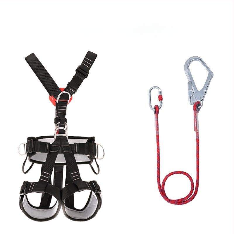 Hamă de siguranță pentru corpul întreg, cu cinci puncte și cârlige duble, pentru lucrări la înălțime în exterior