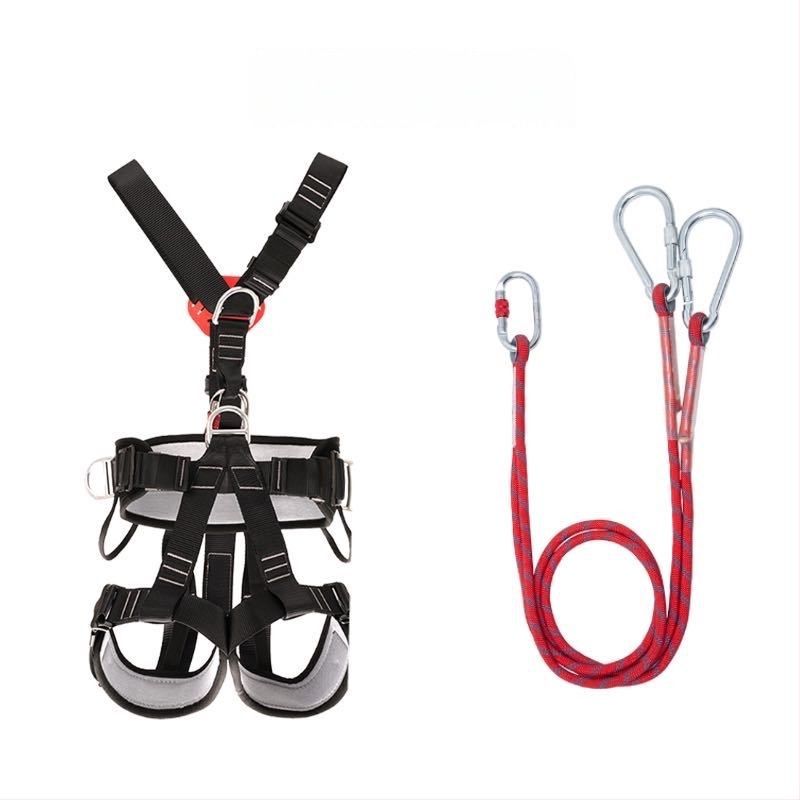 Hamă de siguranță pentru corpul întreg, cu cinci puncte și cârlige duble, pentru lucrări la înălțime în exterior