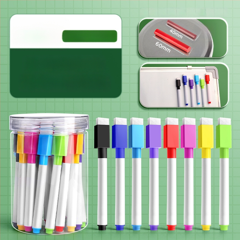 Liangzhi TZETBBB Детски изтриваем маркер за бяла дъска с водна основа, 0.2 мм, пластмасов корпус