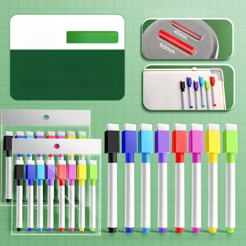 Liangzhi TZETBBB Детски изтриваем маркер за бяла дъска с водна основа, 0.2 мм, пластмасов корпус