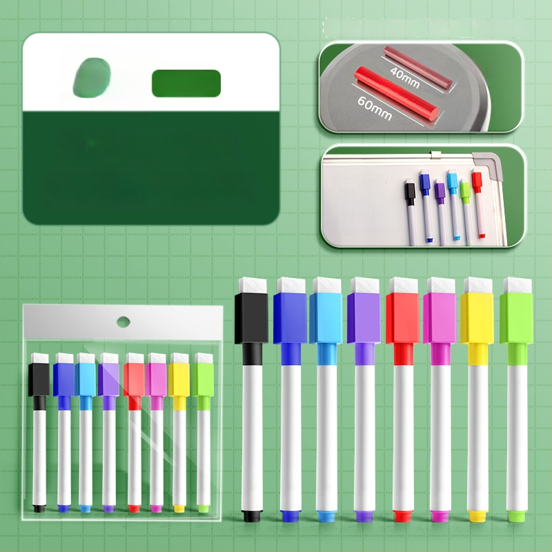 Liangzhi TZETBBB Детски изтриваем маркер за бяла дъска с водна основа, 0.2 мм, пластмасов корпус