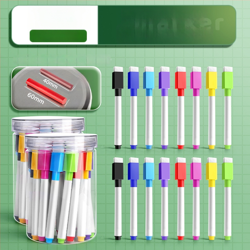 Liangzhi TZETBBB Детски изтриваем маркер за бяла дъска с водна основа, 0.2 мм, пластмасов корпус