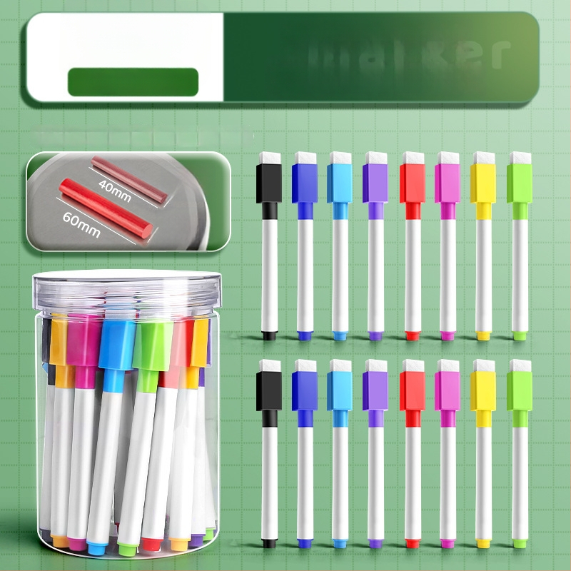 Liangzhi TZETBBB Детски изтриваем маркер за бяла дъска с водна основа, 0.2 мм, пластмасов корпус