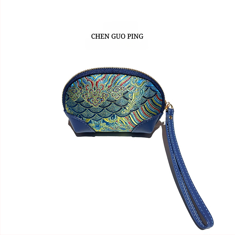 Šilko brokato monetų piniginė – Gyvūnų raštas, Naujasis nacionalinis stilius, Unisex, Chen Guoping