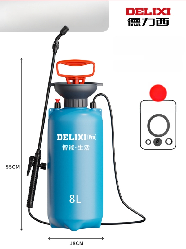 Пръскачка, пластмасов комплект от три части, код на продукта Dlx-pqw5